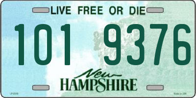 NH license plate 1019376