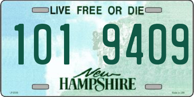 NH license plate 1019409