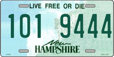 NH license plate 1019444