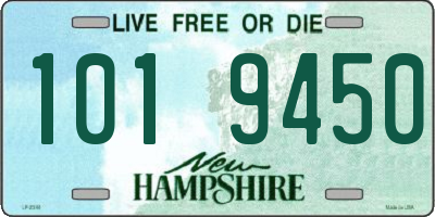 NH license plate 1019450