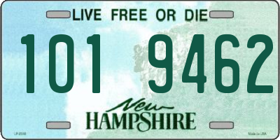 NH license plate 1019462