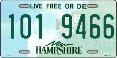 NH license plate 1019466