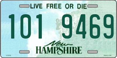 NH license plate 1019469