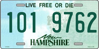 NH license plate 1019762