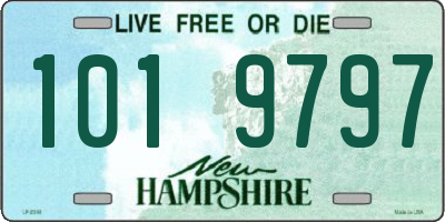 NH license plate 1019797