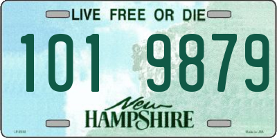 NH license plate 1019879