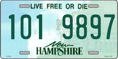 NH license plate 1019897