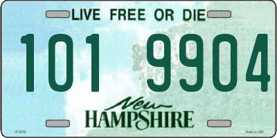 NH license plate 1019904