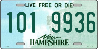 NH license plate 1019936