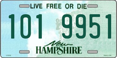 NH license plate 1019951