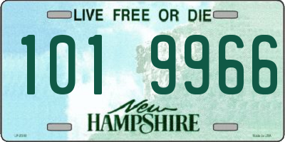 NH license plate 1019966