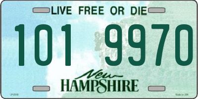NH license plate 1019970