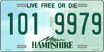 NH license plate 1019979