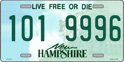 NH license plate 1019996