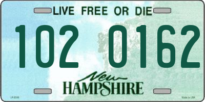 NH license plate 1020162