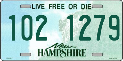 NH license plate 1021279