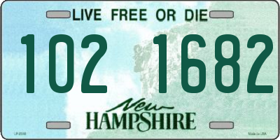 NH license plate 1021682