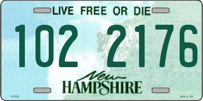 NH license plate 1022176
