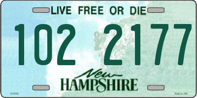 NH license plate 1022177