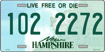NH license plate 1022272