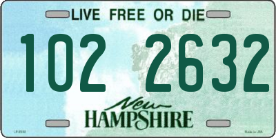 NH license plate 1022632