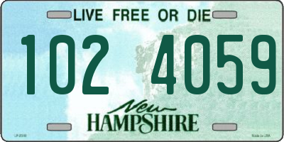 NH license plate 1024059