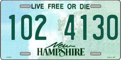 NH license plate 1024130