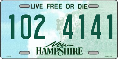 NH license plate 1024141