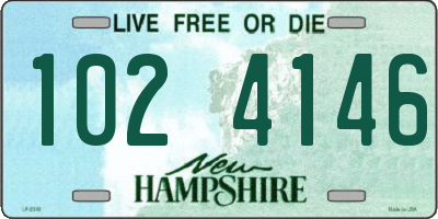 NH license plate 1024146