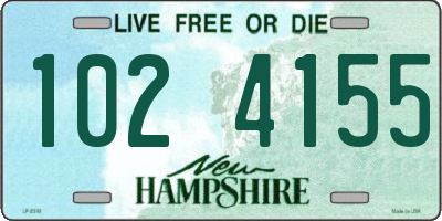NH license plate 1024155