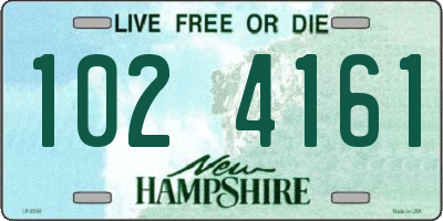 NH license plate 1024161