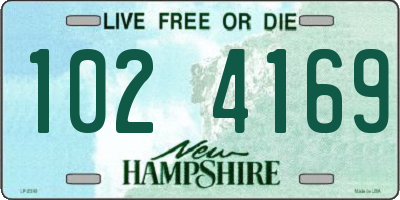 NH license plate 1024169