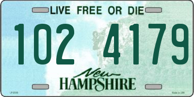 NH license plate 1024179