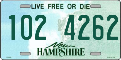 NH license plate 1024262