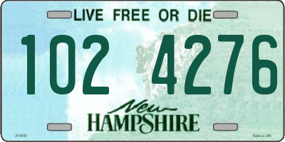 NH license plate 1024276