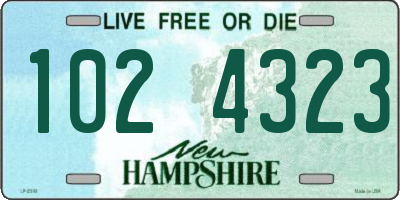 NH license plate 1024323
