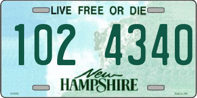 NH license plate 1024340