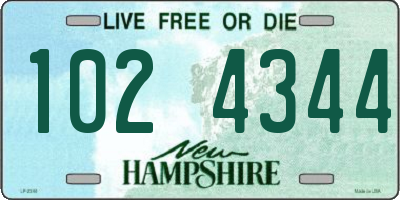 NH license plate 1024344