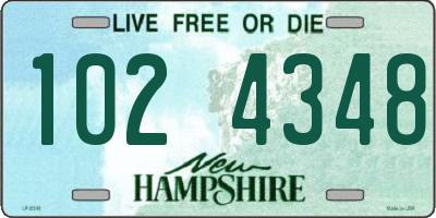 NH license plate 1024348