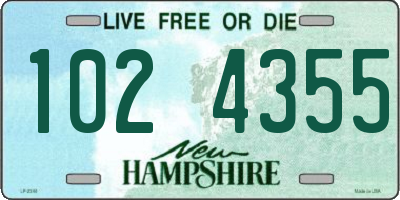 NH license plate 1024355