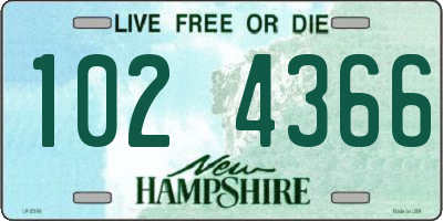 NH license plate 1024366