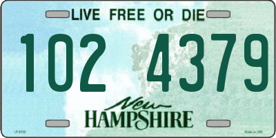 NH license plate 1024379