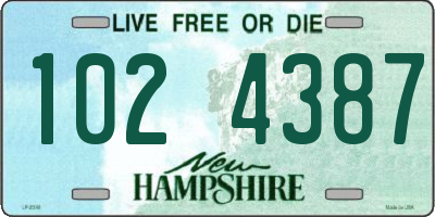 NH license plate 1024387