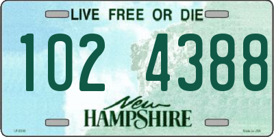 NH license plate 1024388
