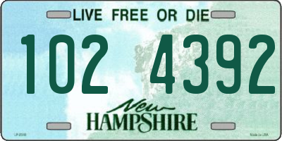 NH license plate 1024392