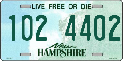 NH license plate 1024402