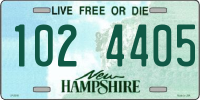 NH license plate 1024405