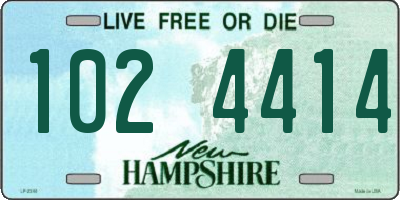 NH license plate 1024414