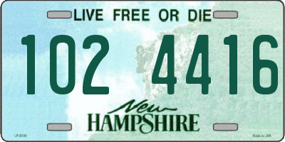 NH license plate 1024416