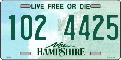 NH license plate 1024425